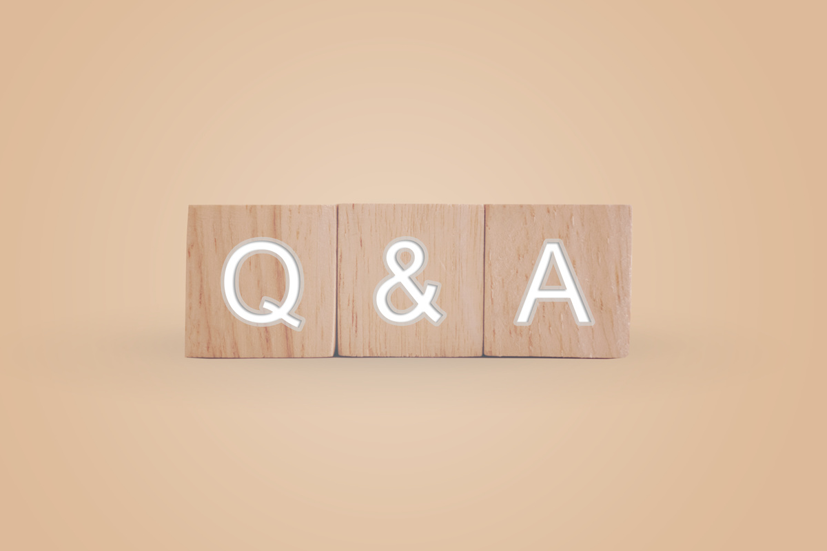 Q and A Alphabet on Wood