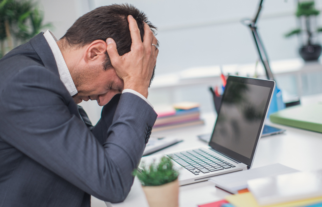 Worried businessman