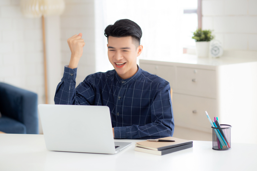 Cheerful Young Businessman